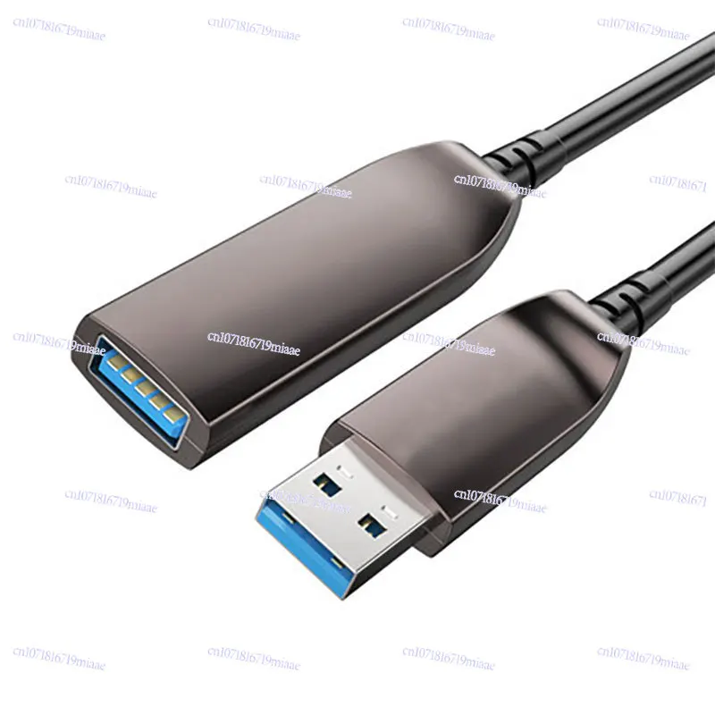 usb3.0 fiber extension cable, pure fiber male to female signal amplification chip connection cable somatosensory data cable