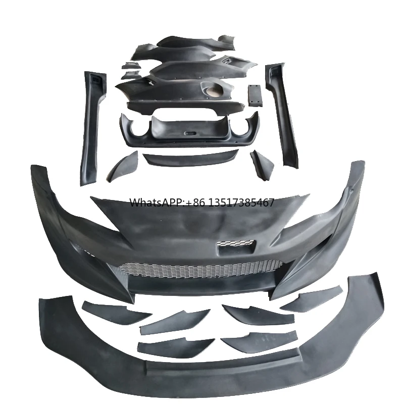 

For Toyota GT86 BRZ Custom Carbon Fiber PP Upgraded Rocket Rabbit Body Parts Kit Large Surround Front Rear Bumpers