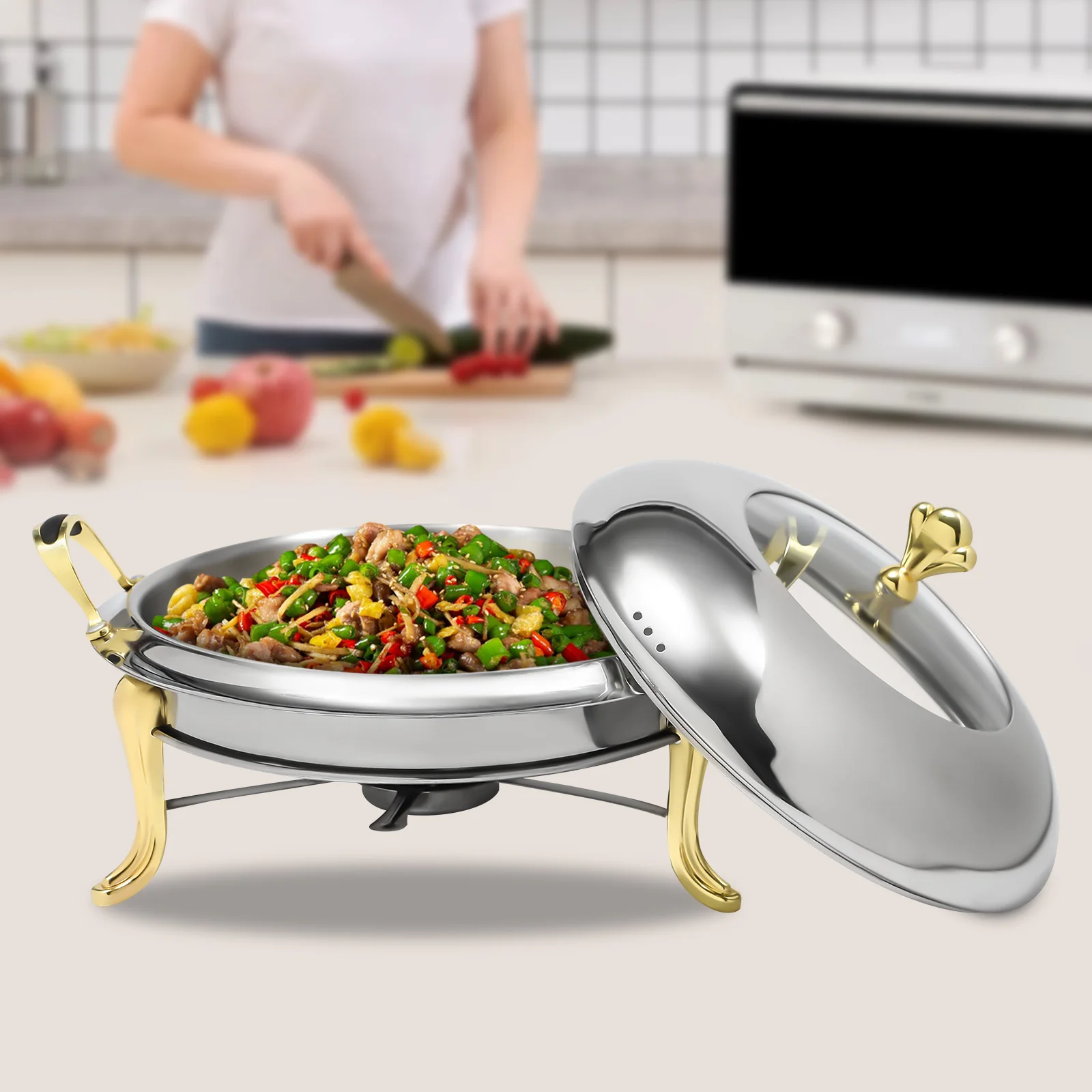 

Stove 24Cm - Gold For Home Restaurant Cook, Home Kitchenware