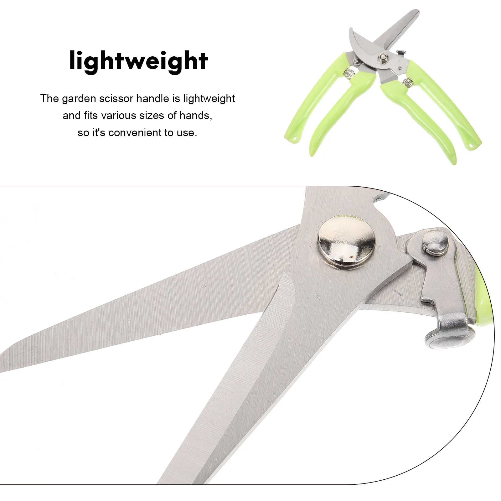 

2pcs Garden Pruning Shears Heavy Duty Branch Trimmers Flower Plant Scissors Gardening Hand Tools For Tree Hedge Bushes Outdoor