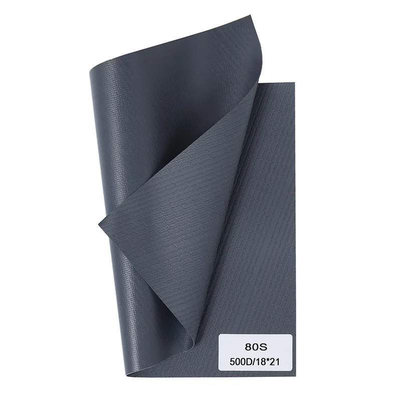 

【From China】Outdoor 0.8mm 500D 18*21 80S PVC Tarpaulin Wheel Pattern/leather Pattern/water Wave Pattern Customizable Tarp