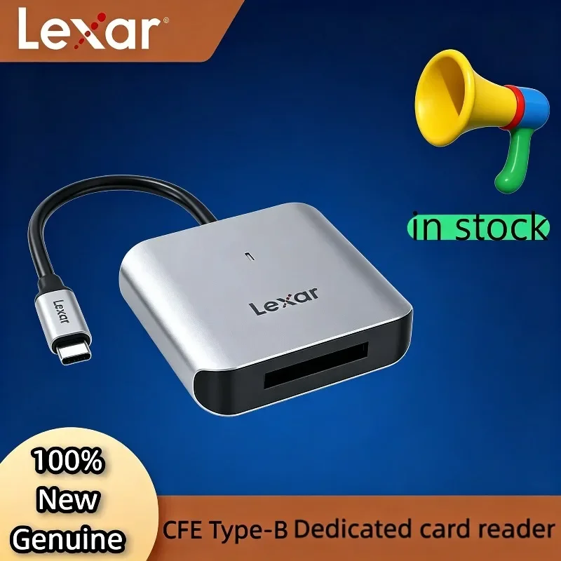lexar純正cfexpress-type-bカードリーダー-メモリカードリーダー-cfeカードリーダー-510u-usb-32-gen-2-type-cインターフェース-8k-10gbps対応