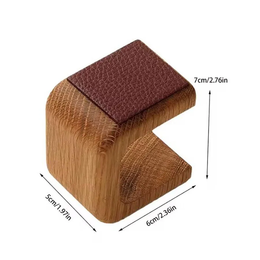 Supporto per orologio in legno Espositore per gioielli per espositore per orologio ad anello per bracciale Supporto per orologio in legno massello