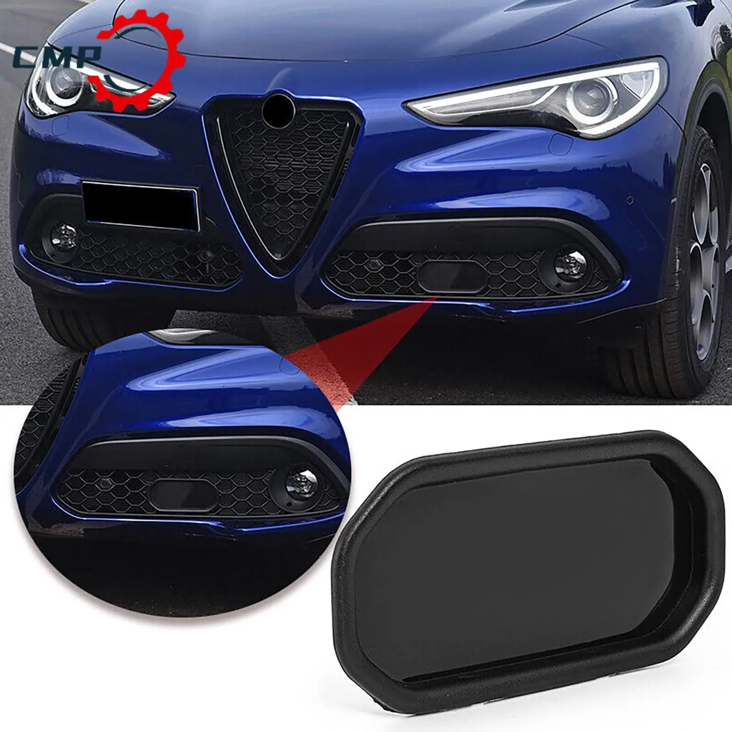 

Car Front Bumper Acc Cover Sensor Cap 156126159 156114929 For Alfa Romeo Stelvio 2016-2023 Automotive Exterior Accessories