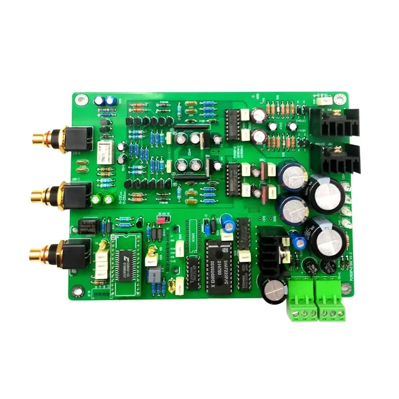 

PCM56P*2 DAC Coaxial Input Decoding Board CS8412CS Reception SAA7220 Digital Filtering Support I2S Amamero Bluetooth USB Input