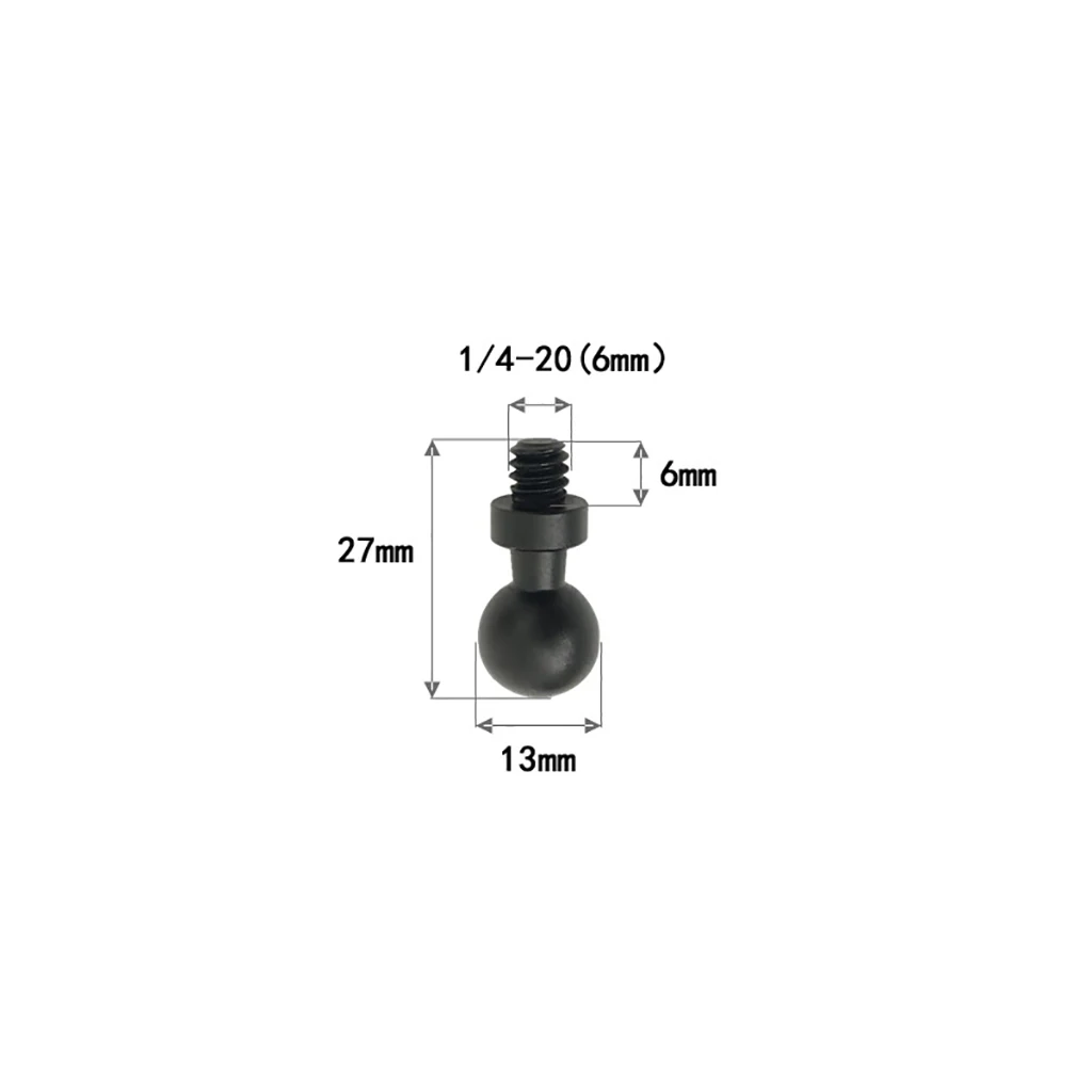 1/4 "Schraube Adapter für Gopro Hero Für Insta360 Action Kamera Telefone GPS Halter 13mm/15mm/17mm/20mm/25mm Kugelkopf Halterung – Detail 24