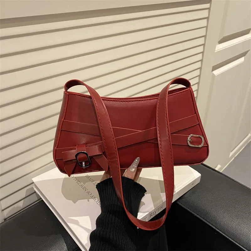 

Винтажные женские сумки через плечо с бантом, однотонные, из искусственной кожи, для ношения под мышкой, портативные, для телефона, для улицы