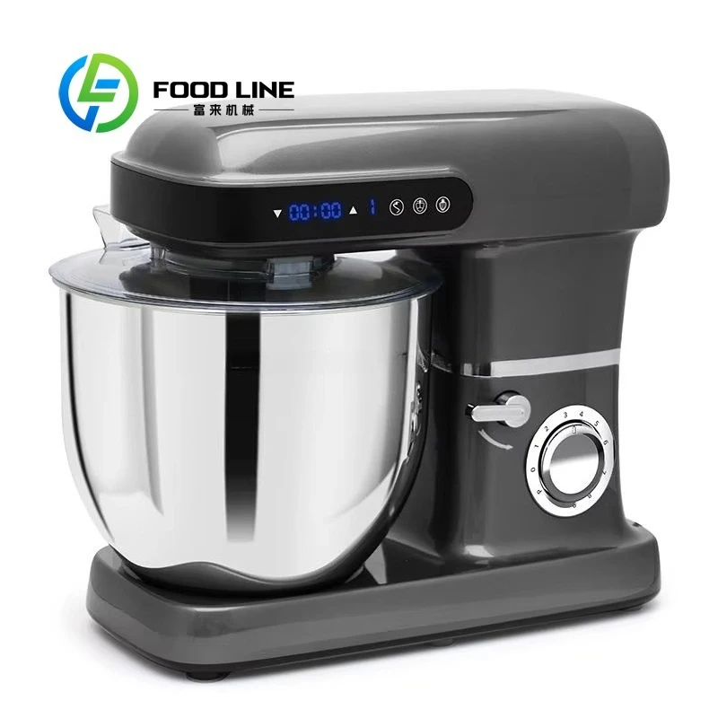 Intelligent 10L Large-Capacity Inclined-Head Household & Commercial Vertical Food Mixer Kitchen Dough Ingredient Mixer