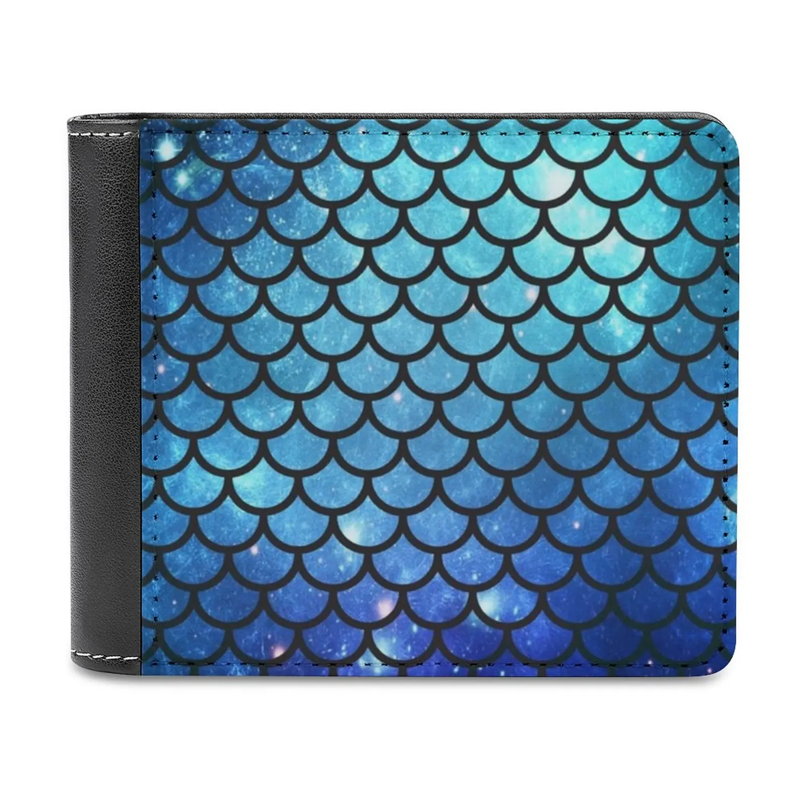 Mermaid Tail Business Men Wallets Small Money Purses New Design Dollar Price Top Wallet Mermaid Tail Mermaid Tail Pattern