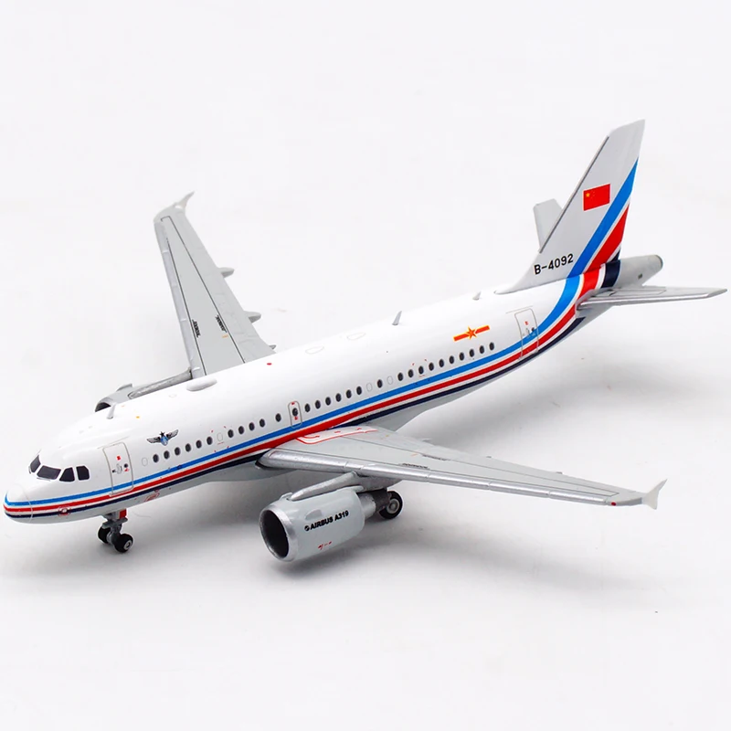 Diecast 1/400 Scale Unique Novelty Airplane Chinese Air Force A319 B-4092 Airbus Alloy Aircraft Model Collection Display Gift