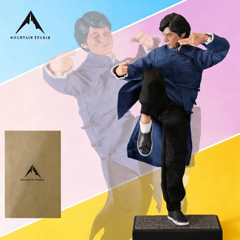 

Mountain Toys Original 1/12 Scale Drunken Fist Hero Articulated PVC Collectible Action Figure Display Model Gift for Boys