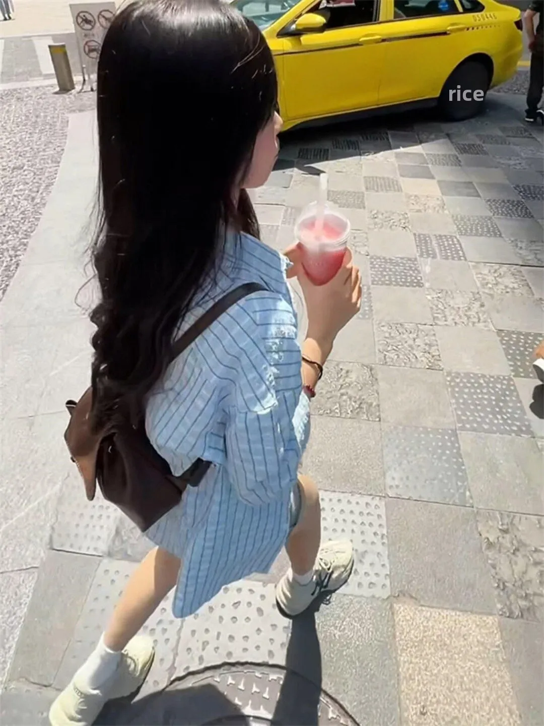 

Korean Style Long Sleeve Shirt Women's Loose Casual Plaid Shirt Spring Summer Layering Small Size Friendly Button up Top