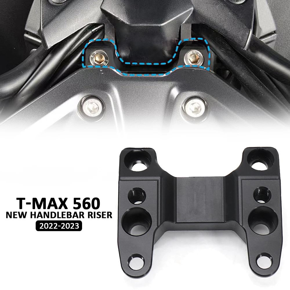 

Motorcycle CNC Handlebar Riser Height up Adapters Handlebar Back Move Mount For YAMAHA TMAX560 T-MAX560 T-MAX 560 2022 2023