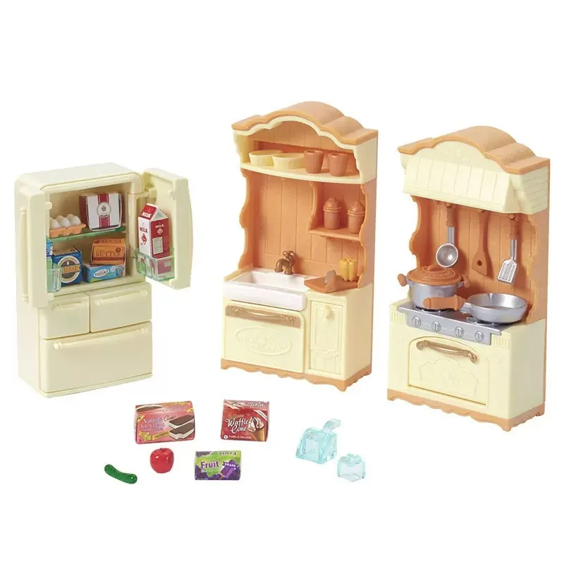 Sylvanian Families Dollhouse Playset Kitchen Play Set Accessories Gift Girl Toy No Figure New in Box 5341