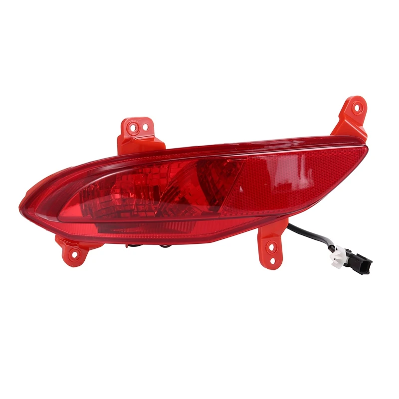 Car Rear Bumper Fog Light Parking Warning Reflector Taillights Without Clip For Hyundai Santa Fe IX45 2013-2015