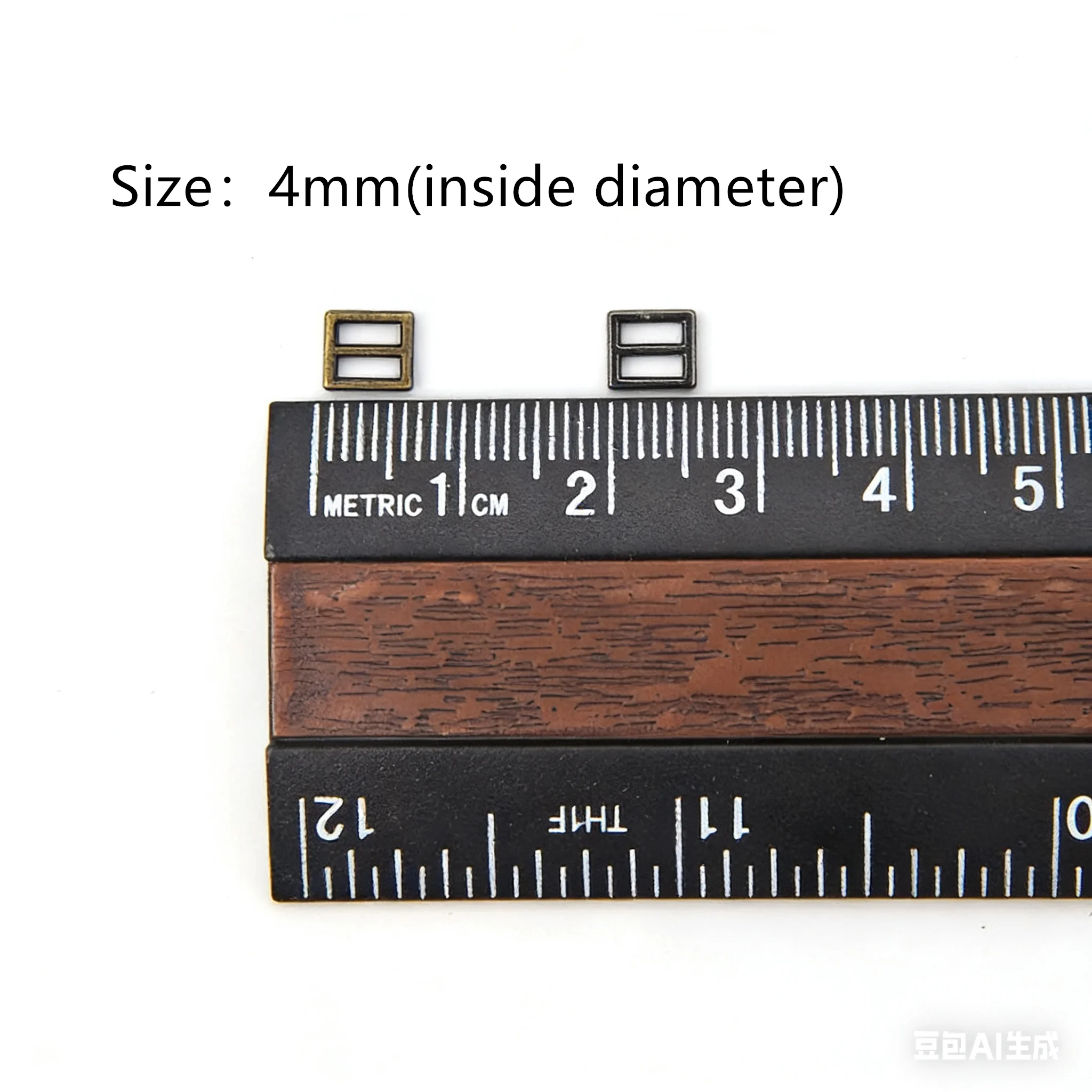 30pcs 3-6mm Mini Buttons Ultra-small Metal Buttons Belt Buckle Doll Bags Shoes DIY Doll Button Doll Clothes Accessories