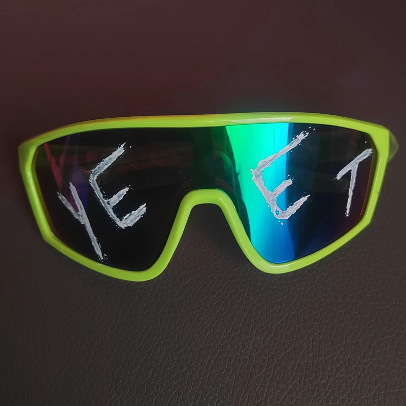 Jey Uso YEET Sunglasses Green Sports Shades for Main Event Jey Uso glasses pink Costume children