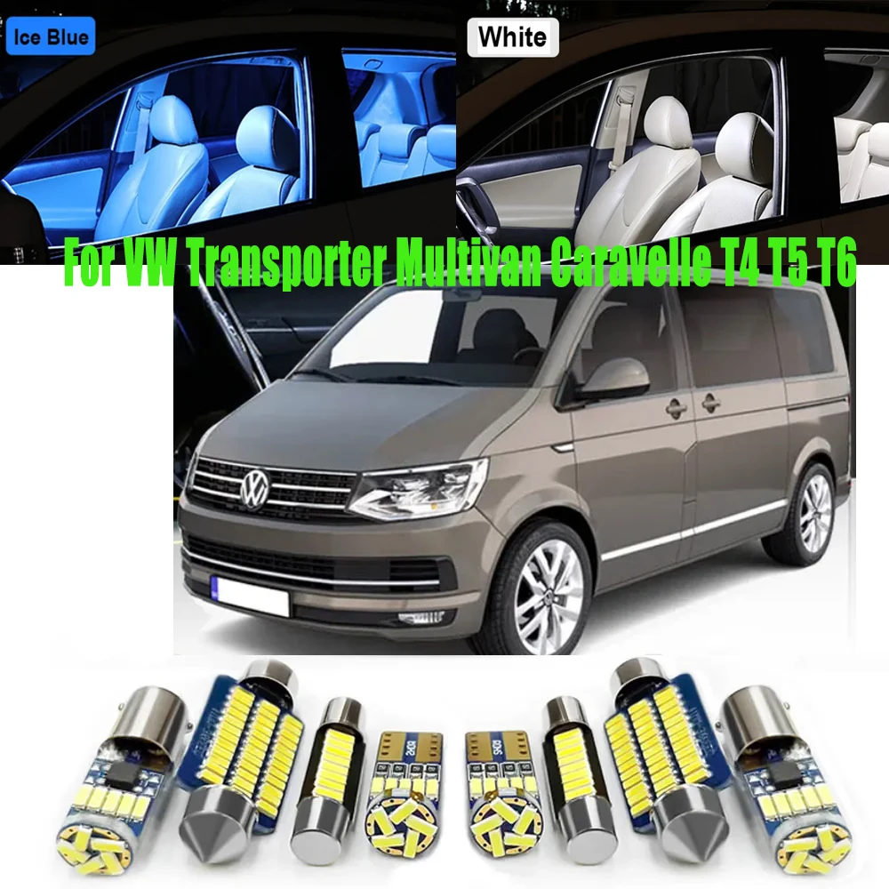 For VW Transporter Multivan Caravelle T4 T5 T6 1990 2004 2005 2006 2007 2016 2017 2018 Accessories Car Interior LED Light Canbus