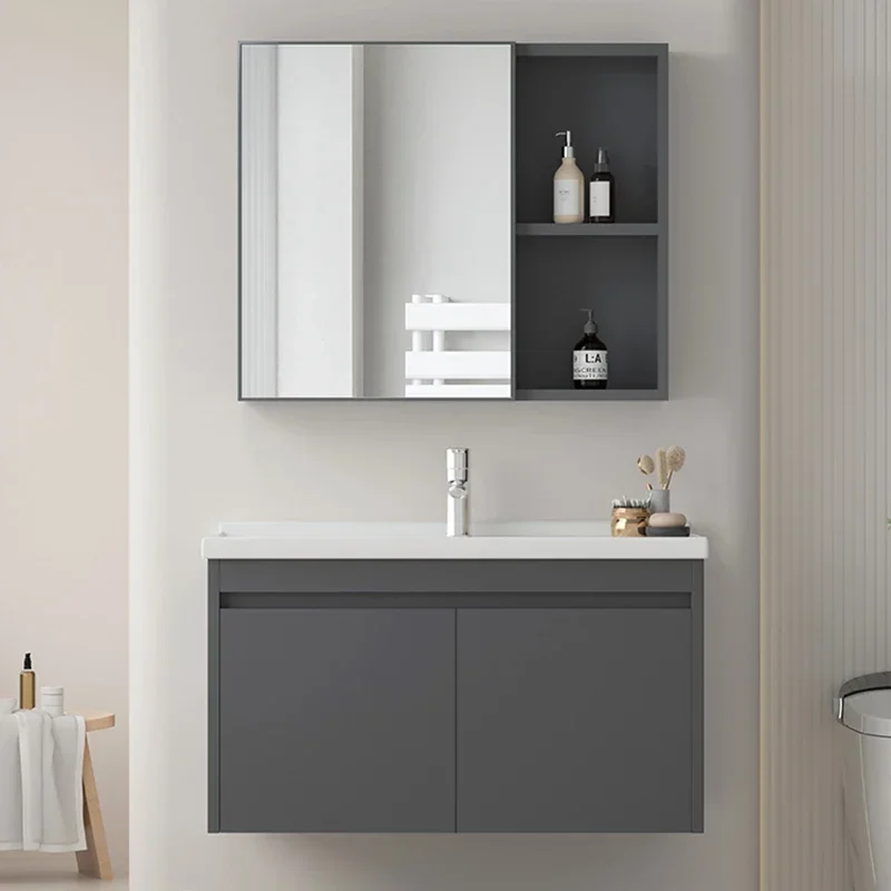 Smart Light Shower Bathroom Cabinets Vanity Mirror Home Furniture Sanitation Bathroom Cabinets Locker Luxury Miroir De Salle