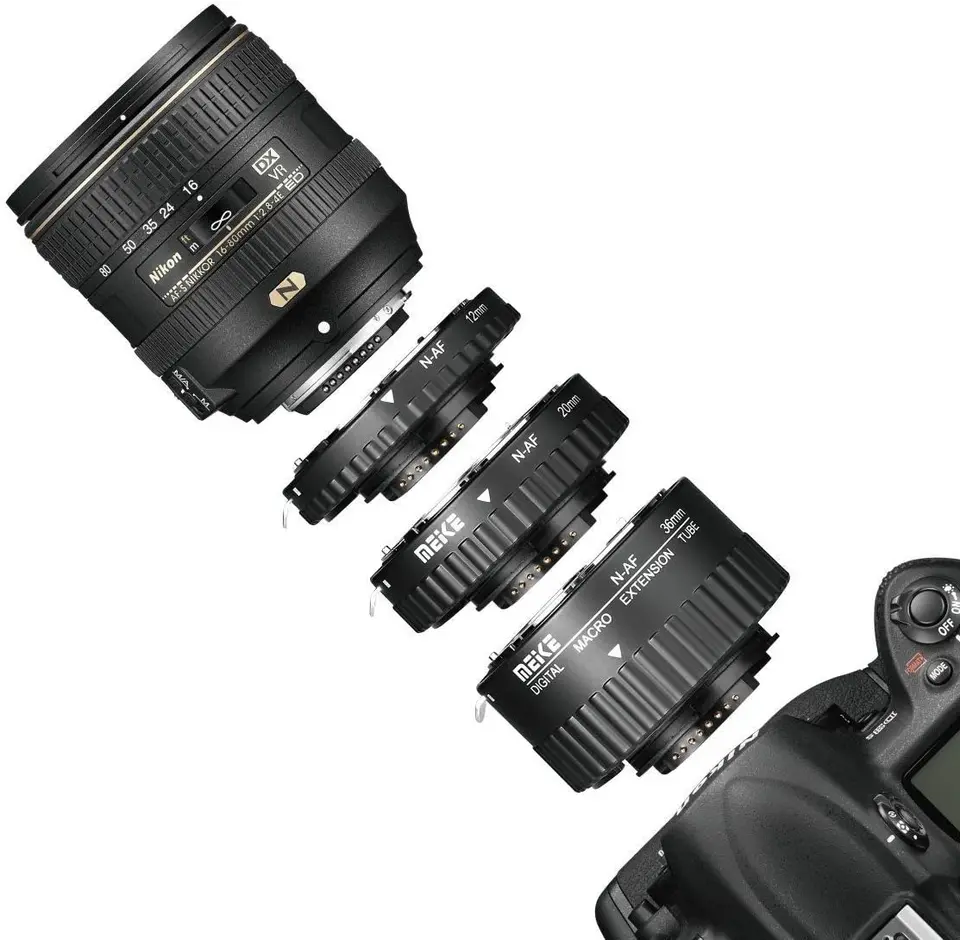 Meike N-AF-B Macro Extension Tube for Nikon DSLR