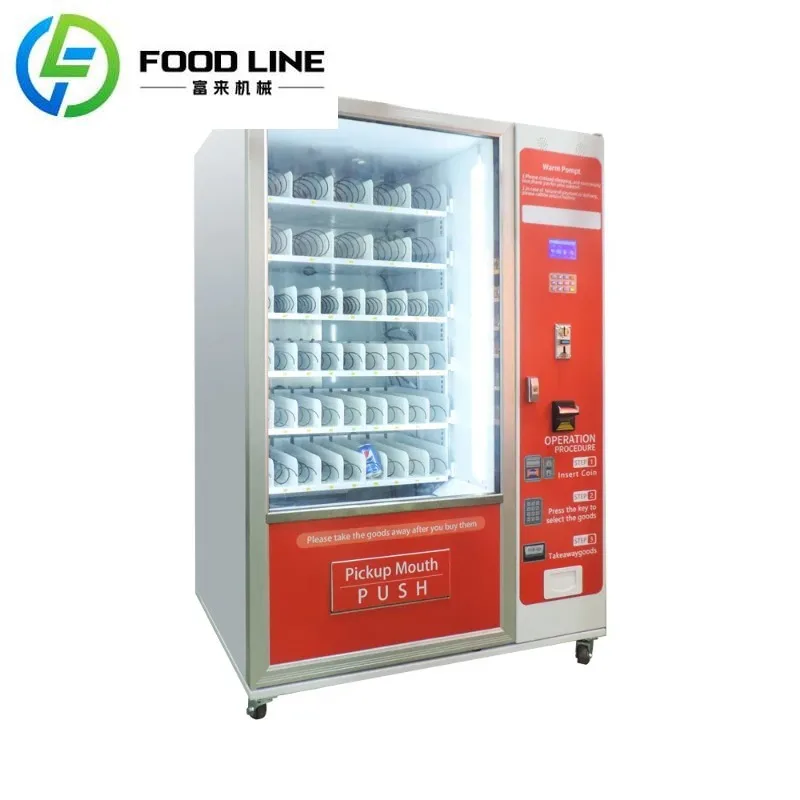 Customized Factory Custom Snacks and Drinks Food Combo Vending Machine