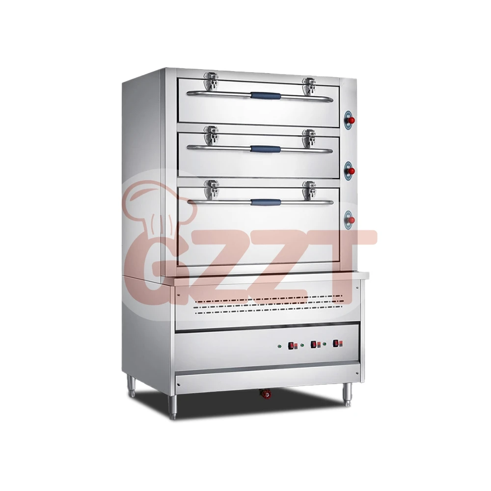 380V Steamer Seafood Cabinet Kitchen Equipment Commercial Seafood Steamer 26Kw Seafood Shrimp And Crab Steamer