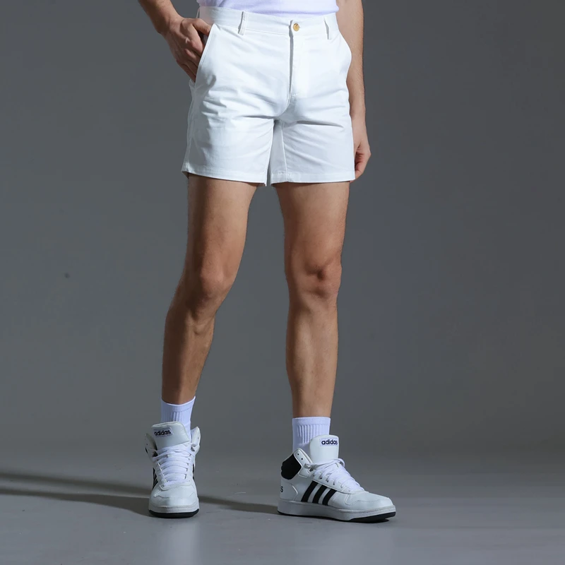 2024 New Arrival Man Casual Summer Stretch Slim Shorts Sky Blue Color