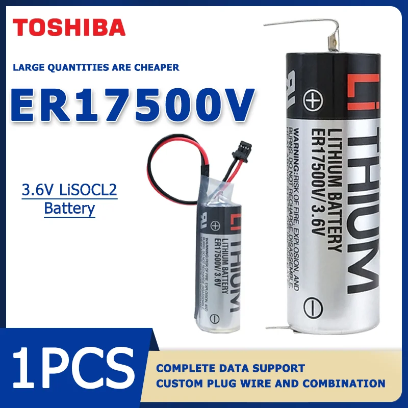 TOSHIBA ER17500V 3.6V lithium battery 2700mAh used for industrial control servo encoder machine tool machining center driver