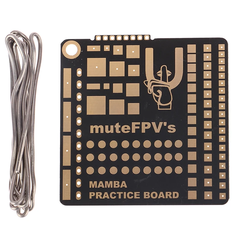 1Pc New DIATONE MAMBA Soldering Practice Board 49X49X1.6mm High Quality For FPV Beginner Improve Soldering DIY Parts