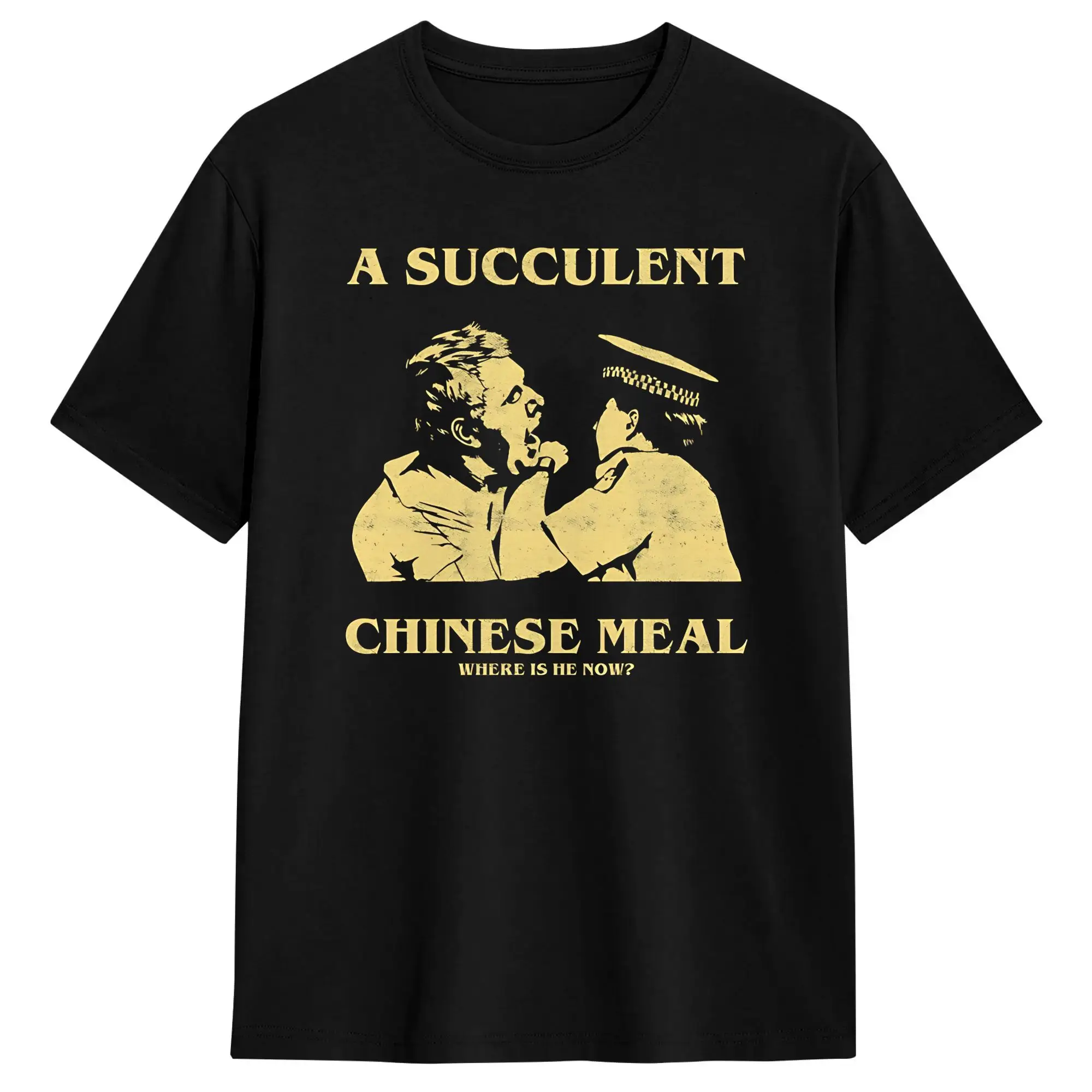 Cool A Succulent Chinese Meal T-Shirt for Men Round Collar 100% Cotton T Shirt  Short Sleeve Tees Gift Clothing