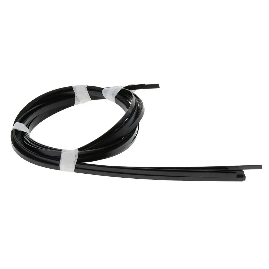 ABS Guitar Purfling Edging Strip Binding Replacement Accessory for Acoustic Guitar Maker Project Supplies and Body Inlay
