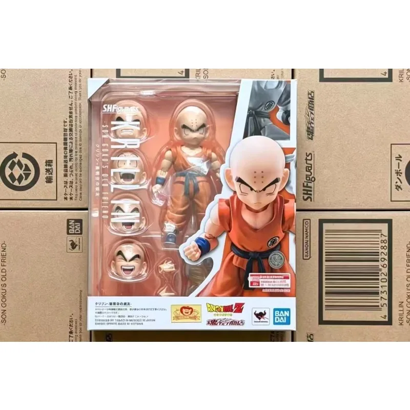 

В наличии: Фигурка Bandai S.H.Figuarts по аниме Dragon Ball Z - Сон Гоку и Крилин (старый друг), оригинальная коллекционная модель, подарок