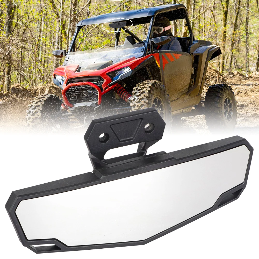 UTV Rearview Center Convex Glass View Mirror Accessory 2883763 For Polaris RZR XP 1000/ PRO XP 4/ Trail S 900 Turbo R 4 PRO R4