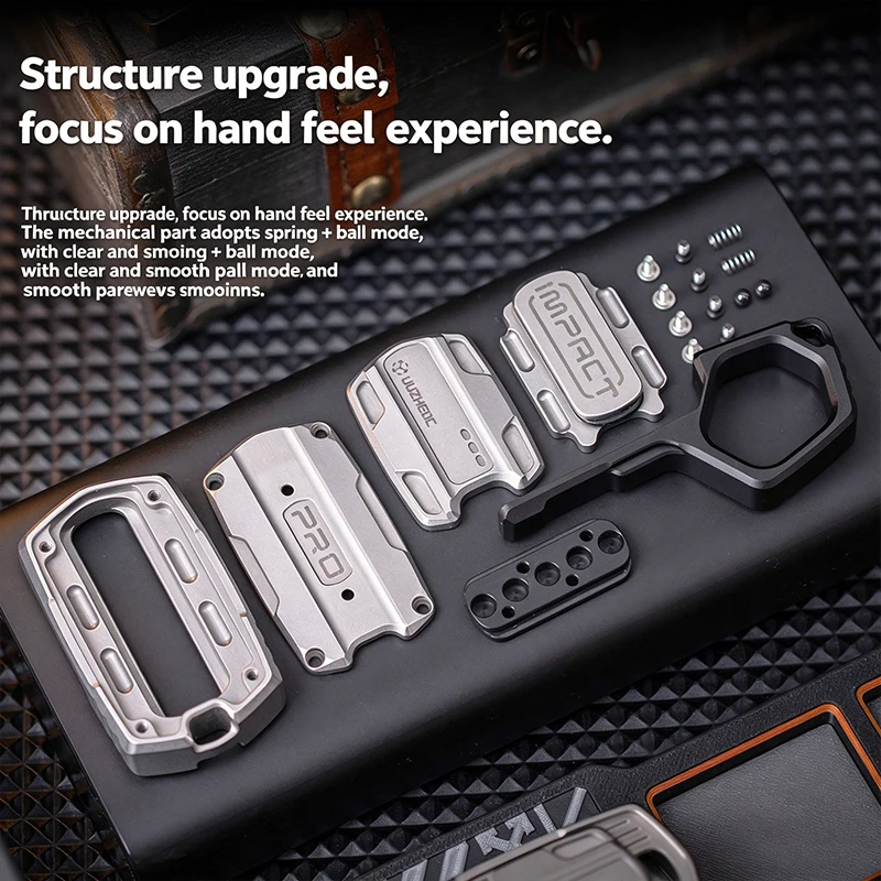 【新品】JuzhEDC Thousand Machines PRO チタン JUZHEDC THOUSAND MACHINES PRO フィジェットスライダー メタルフィ