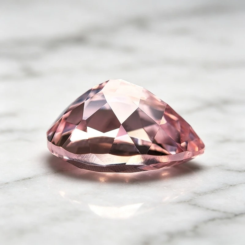 Top Lab Grown Sapphire Pear Cut Sakura Pink Charms Gemstone for DIY Ring Necklace Earrings Main Materials Selectable Certificate