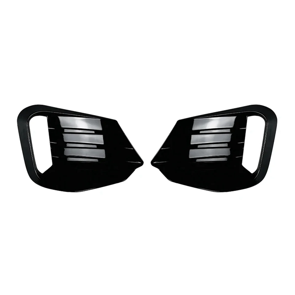 

Black for BMW 3 Series G20 G21 LCI M Sport 2023+ Front Fog Lamp Grille Decorative Cover Stickers Side Canards Splitters