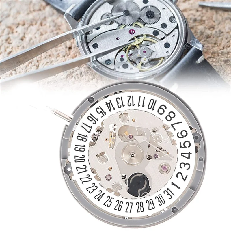 BAAG-NH35/NH35A ساعة حركة 6 الساعة التقويم عالية الدقة ساعة ميكانيكية حركة استبدال للرجال