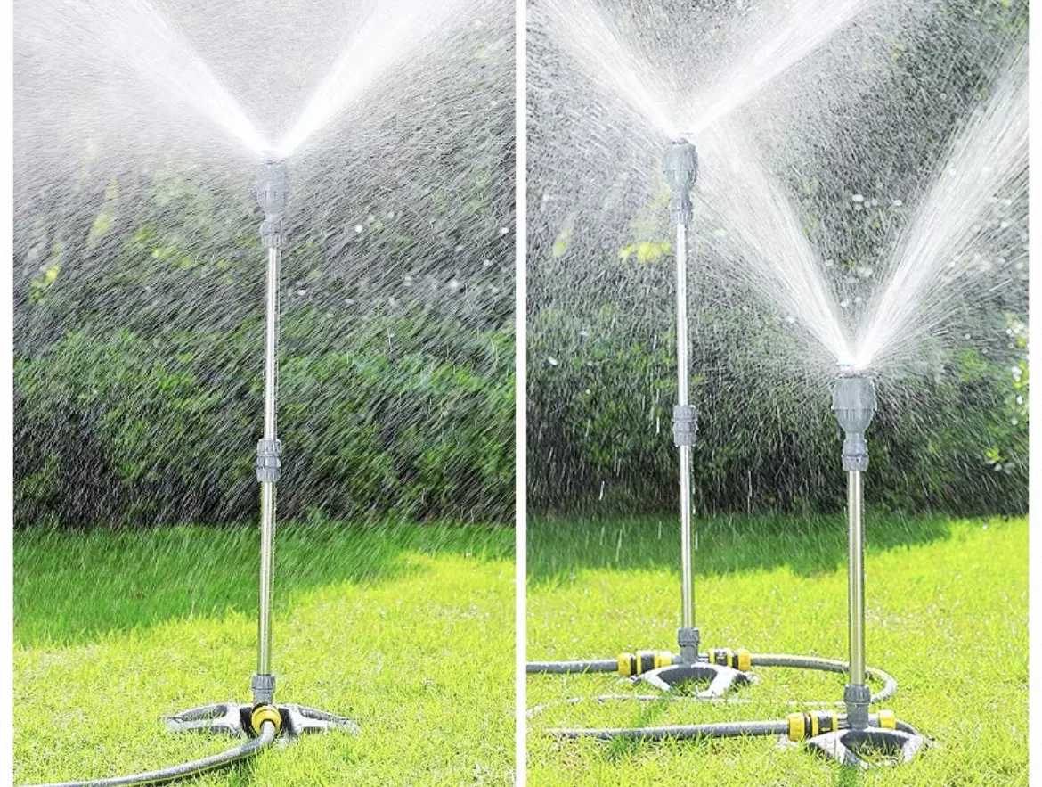 Self-service Watering Machine Rotating Irrigation Sprinkler Head Greening Lawn Garden Sprinkler Heightened Sprinkler