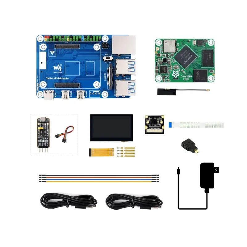 Rockchip RK3566 Módulo Kit, processador quad-core, compatível com framboesa Pi CM4