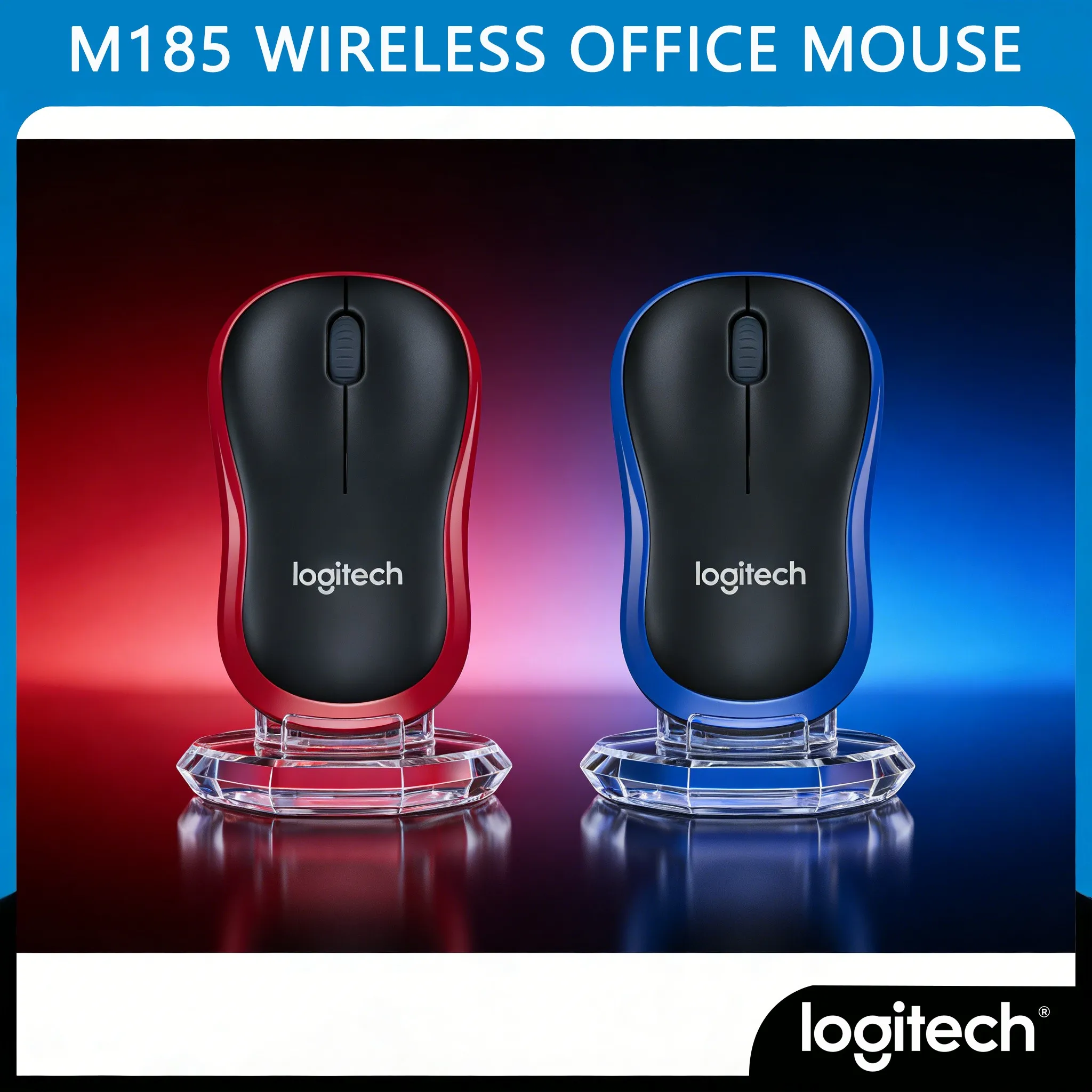 

Logitech M185 - Compact Design for Home & Office Use