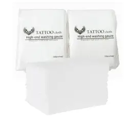 Disposable Tattoo Wipe Paper 50pcs Tattoo Cloth High-end Washing Gauze Permanent Makeup Cleanig Tattoo Supplies Accessories
