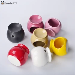 Mini Incense Holder Home Living Room Decor Ceramic Candle Holder Porcelain Aroma Burner Essential Oil Diffuser Fragrance Stove