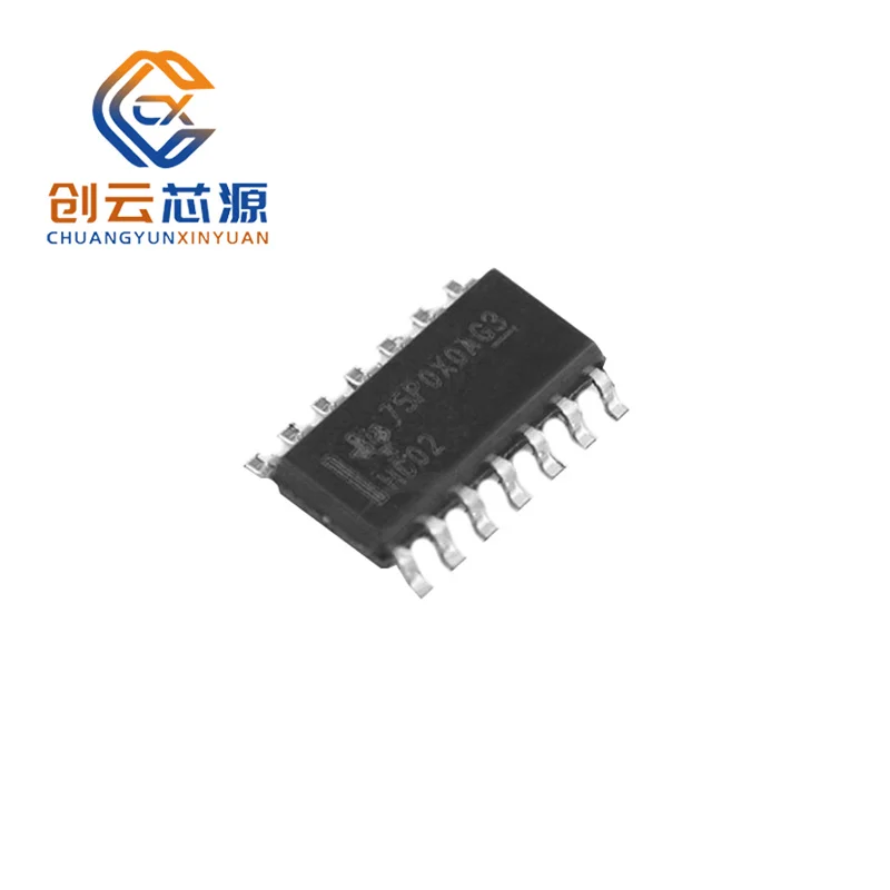 10pcs New 100% Original SN74HC02DR Integrated Circuits Operational Amplifier Single Chip Microcomputer  SOIC-14