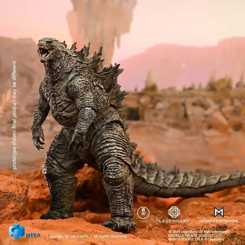 HIYA 18 سنتيمتر 7 بوصة عمل الشكل رائعة الأساسية سلسلة Godzilla X Kong الإمبراطورية الجديدة Godzilla Rre تطور Ver.