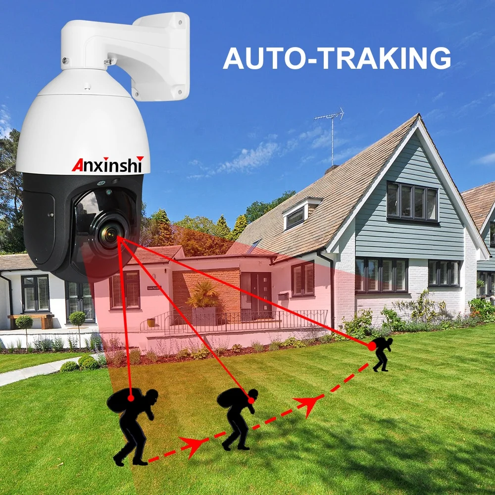 5MP PTZ 36X Zoom 4 في 1 كاميرا تناظرية خارجية PTZ 360 تتبع تلقائي كاميرا متحركة تتبع الحركة التلقائية كاميرا CCTV التناظرية #5