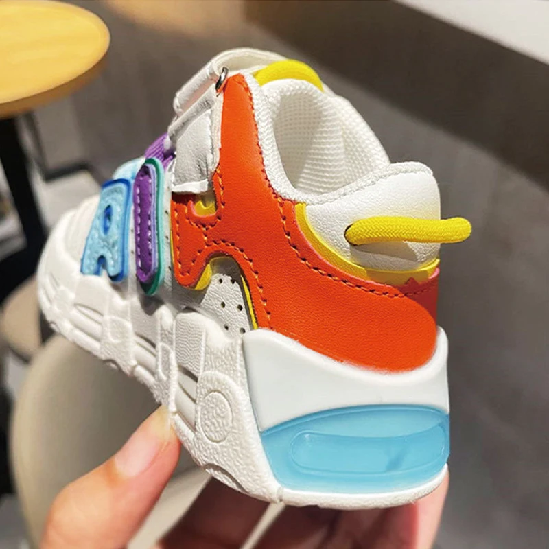 Jungen Mädchen Neue Sportschuhe Baby Kleinkind Rutschfeste Sneaker Lässige Weiche Schuhe für Kinder Schüler Atmungsaktive Outdoor-Schuhe – Detail 6