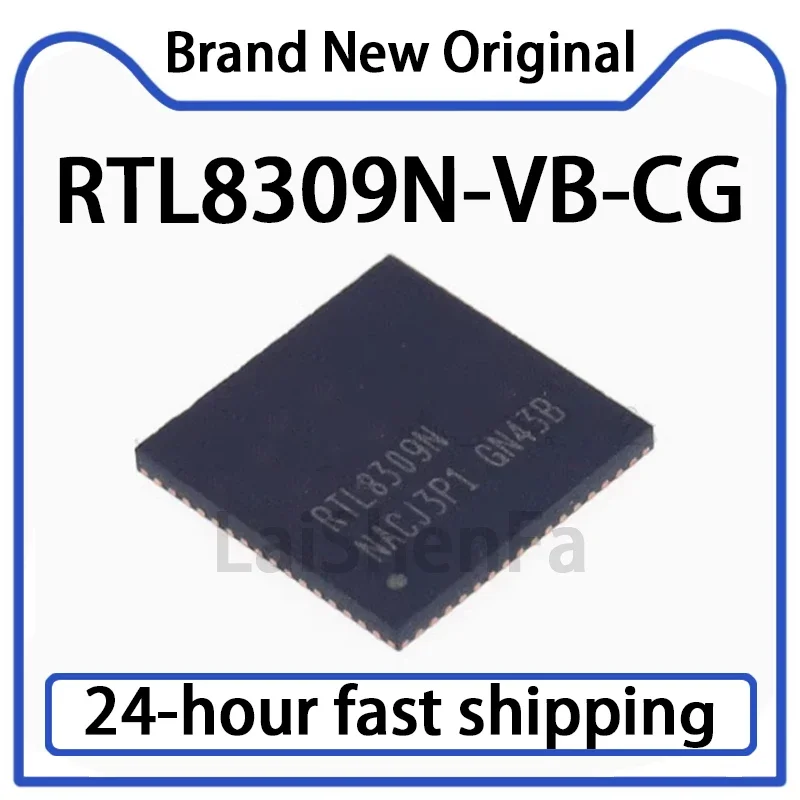 5PCS RTL8309N-VB-CG Packaged QFN64 Ethernet Transceiver, in Stock