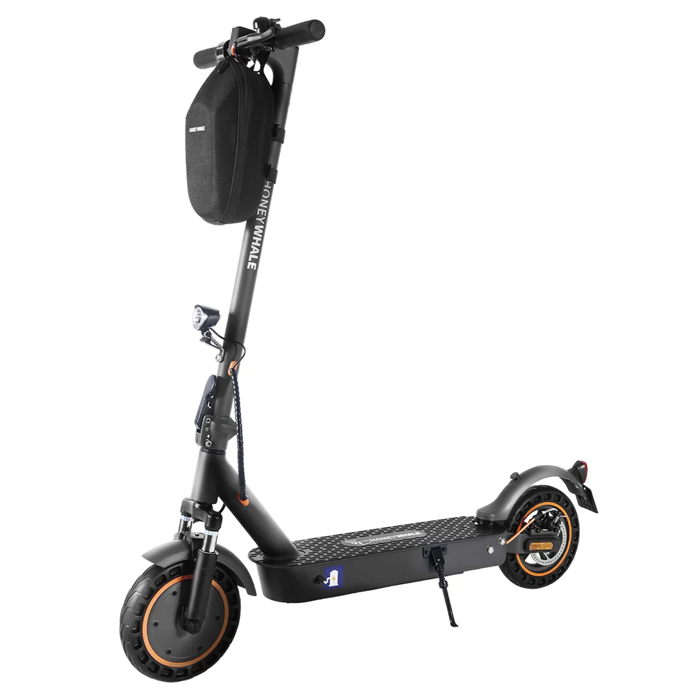 HONEY WHALE E9 MAX Electric Scooter 500W Motor 36V 10Ah Battery, 10-inch Tire, 20km/h Max Speed, 35-40km Range ABE Certification