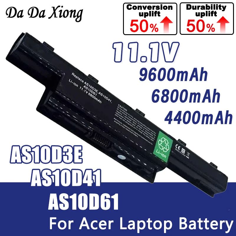 New Laptop Battery for Acer Aspire V3 5741 5742 5750 5551G 5560G 5741G 5750G AS10D31 AS10D51 AS10D61 AS10D71 AS10D75 AS10D81