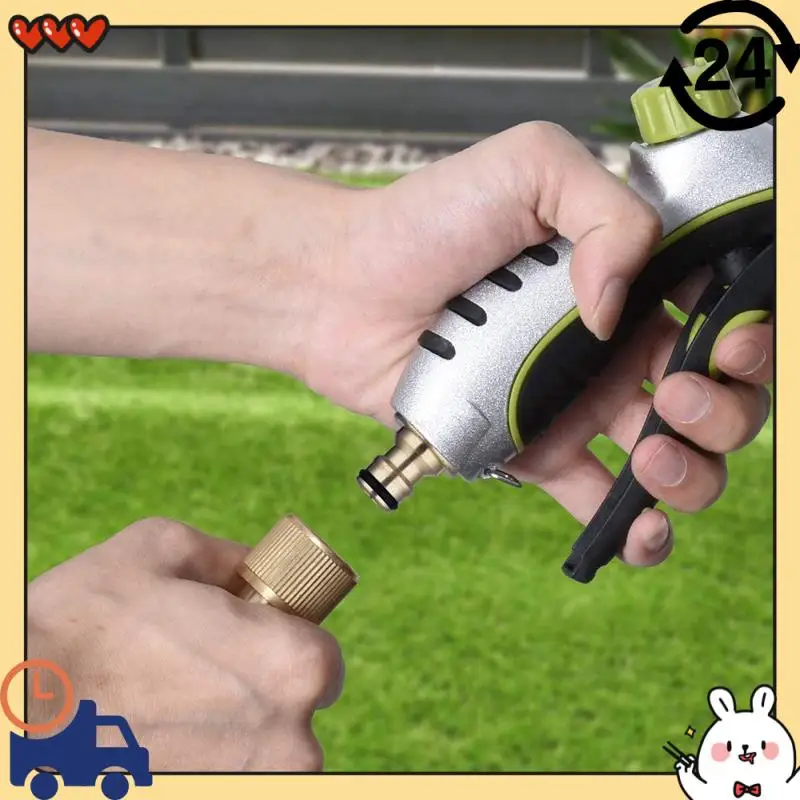 

4 Pieces Garden Hose Tap Connector 1/2 Inch And 3/4 Inch Size 2-In-1 And 1/2 Inch Hose Pipe Quick Connector